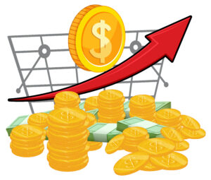 optimize your highlevel account for maximum roi, arrow going up, up arrow