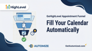 gohighlevel appointment funnel - fill your calendar automationically feature image